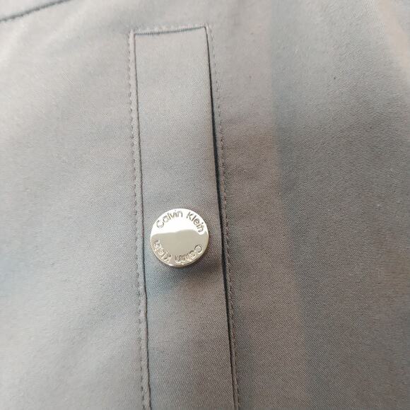 Calvin Klein Pants Stretch Cotton Career Office Slim - Picture 4 of 6